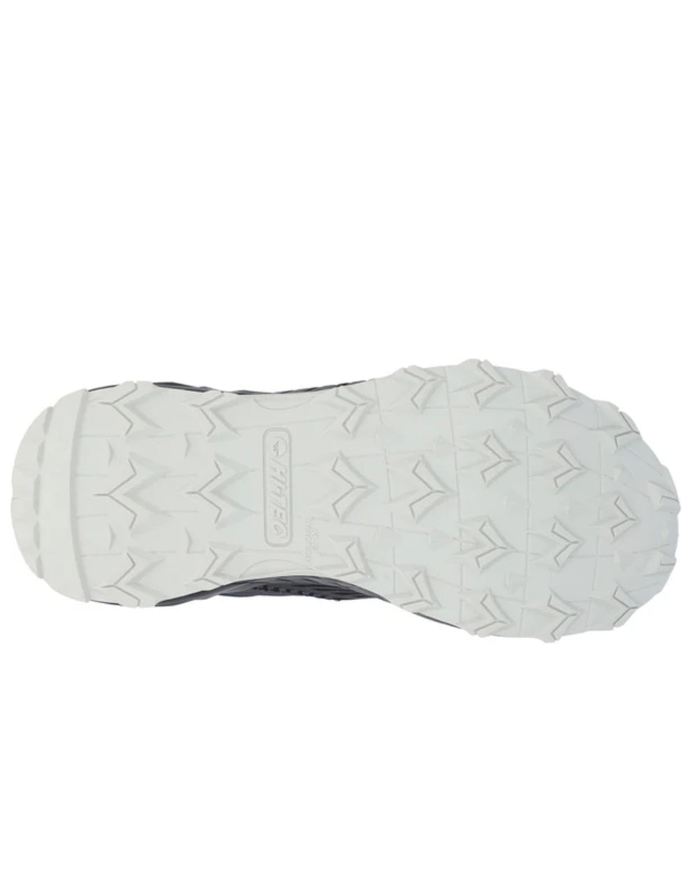 Black Coloured Hi-Tec Womens Fuse Trail Mid Waterproof Trainers On A White Background
