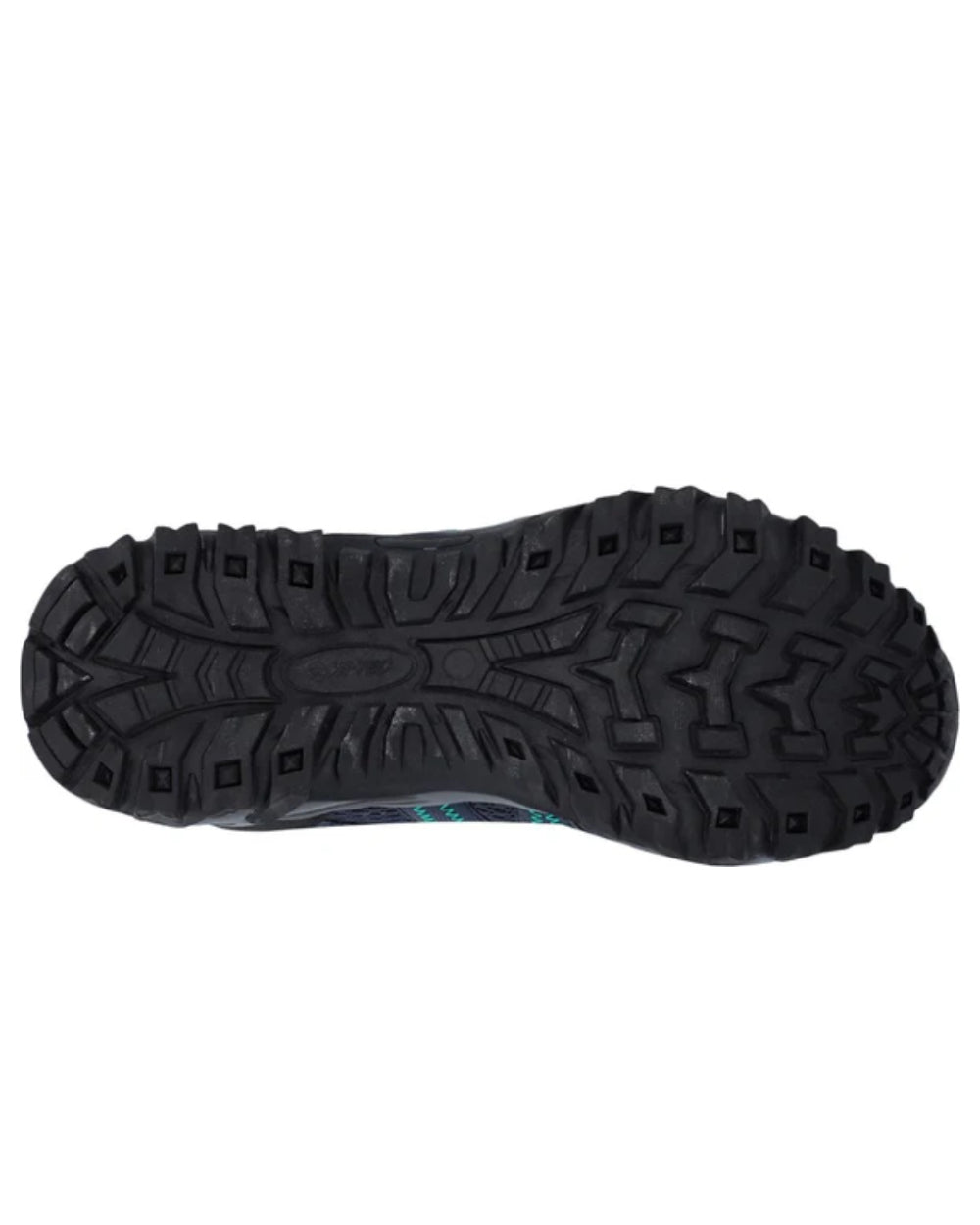 Blue Coloured Hi-Tec Womens Jaguar Mid Boots On A White Background