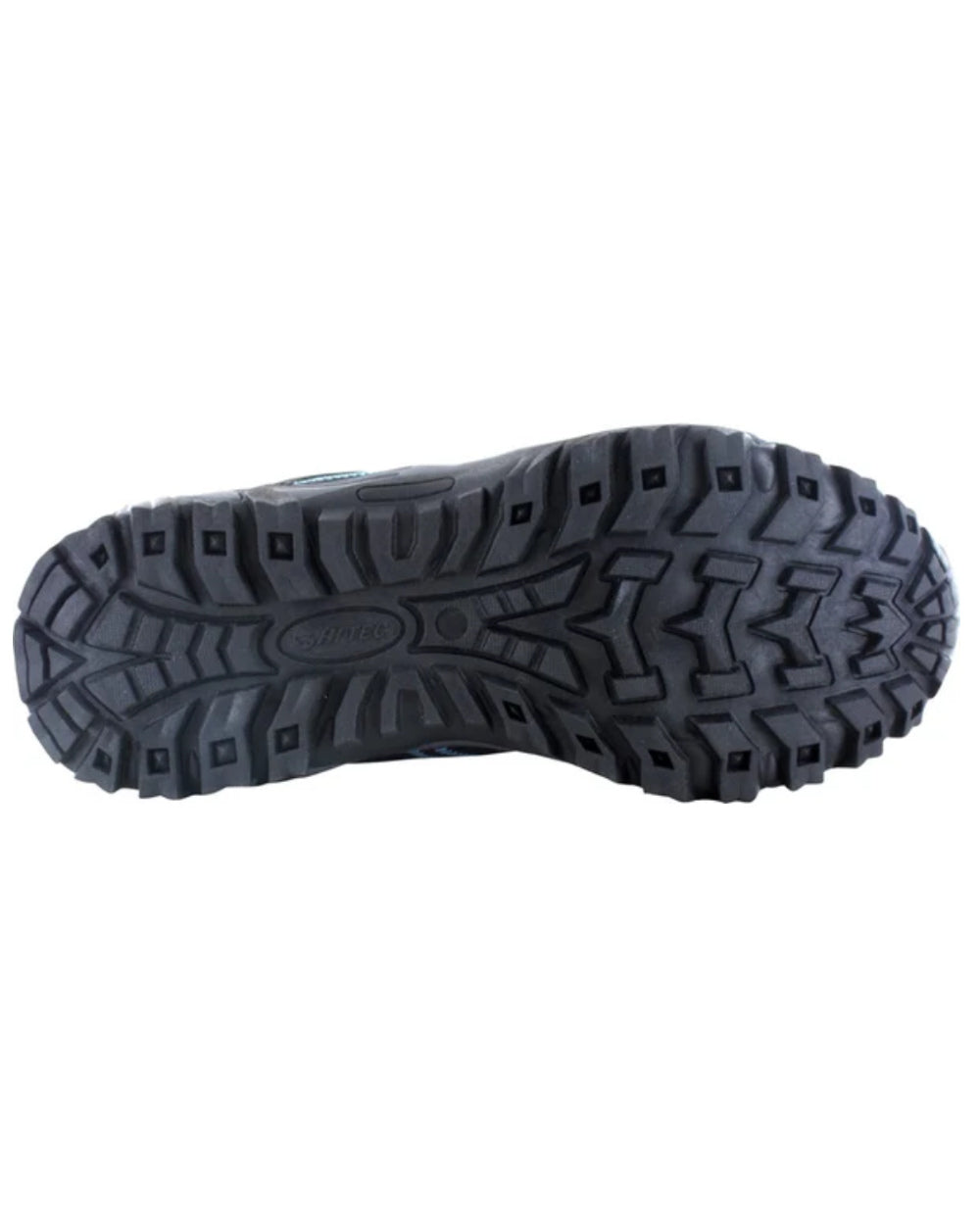 Black Coloured Hi-Tec Womens Jaguar Shoes On A White Background