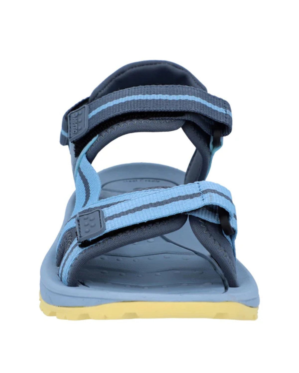 Blue Coloured Hi-Tec Womens Sierra Sandals On A White Background