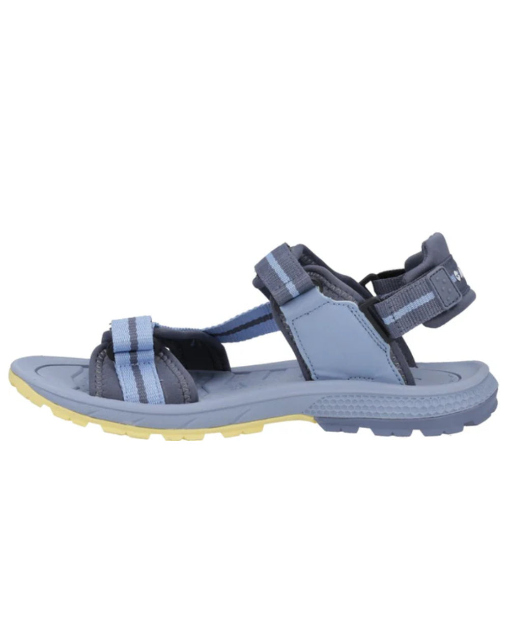 Blue Coloured Hi-Tec Womens Sierra Sandals On A White Background