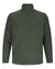 Dark Green coloured Hoggs of Fife Islander 1/4 Zip Micro Fleece Shirt on white background #colour_dark-green
