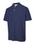 Navy coloured Hoggs of Fife Largs Pique Polo Shirt on white background #colour_navy