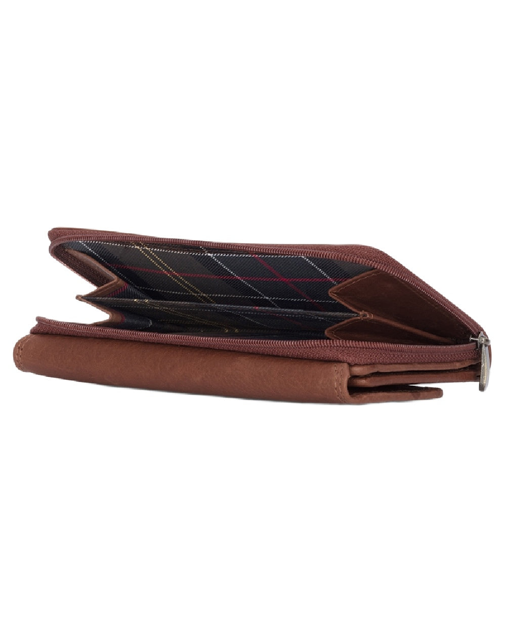 Whisky Coloured Hoggs of Fife Monarch Leather Bi-Fold Purse on White Background