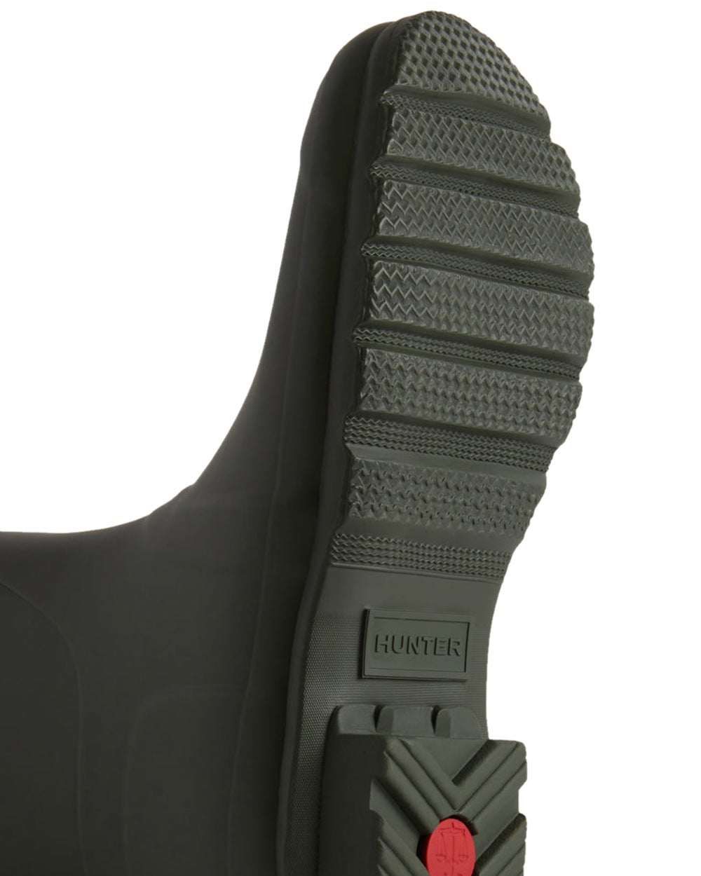 Darlk Olive Coloured Hunter Womens Original Tall Wellington Boots on White Background