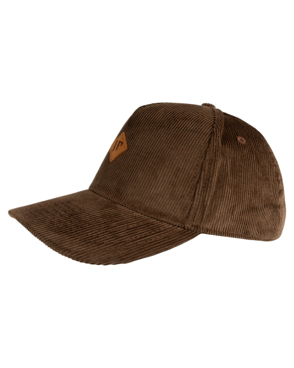 Brown Coloured Jack Pyke Cord Baseball Hat on White Background
