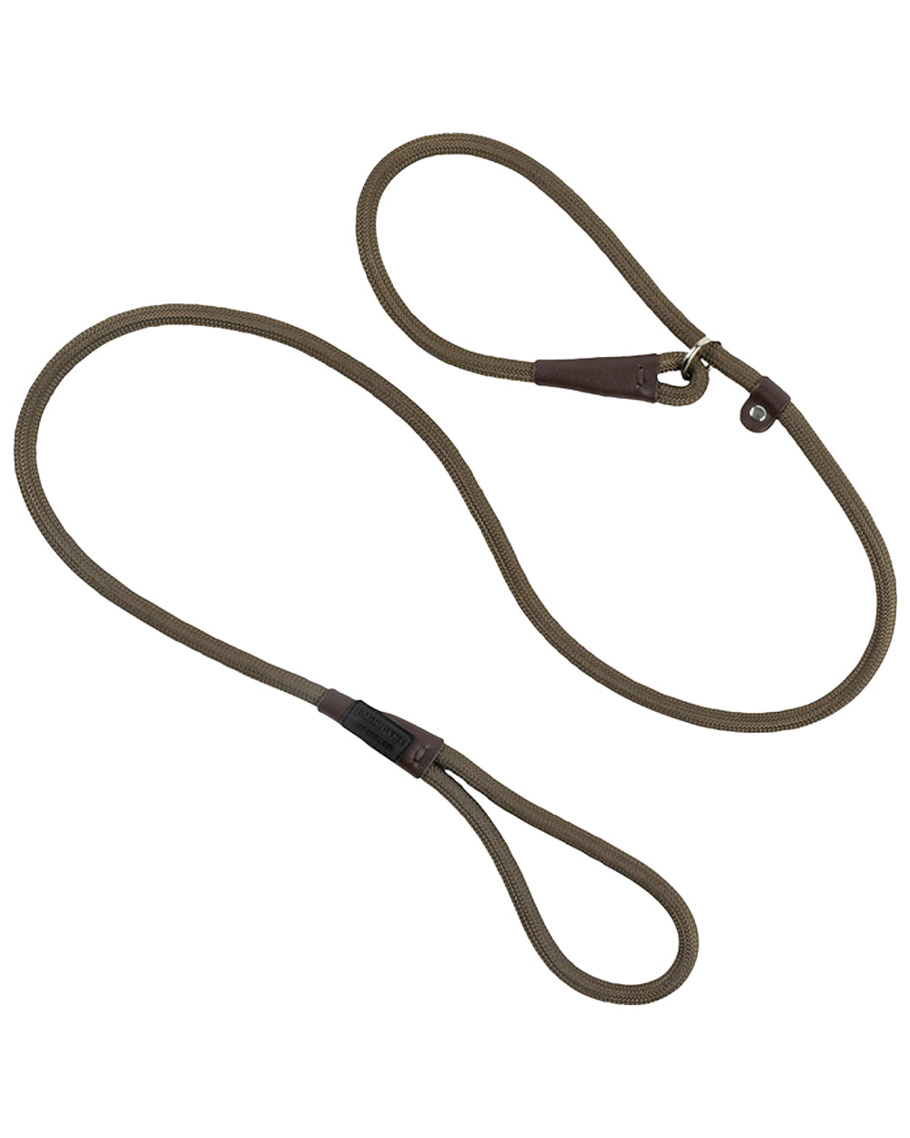 Olive coloured Jack Pyke Dog Slip Lead on white background