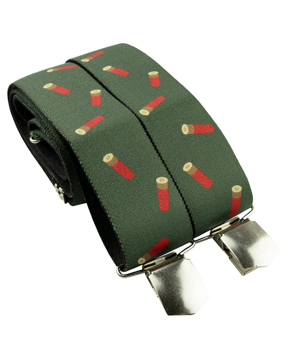 Cartridge coloured Jack Pyke Elasticated Braces on white background