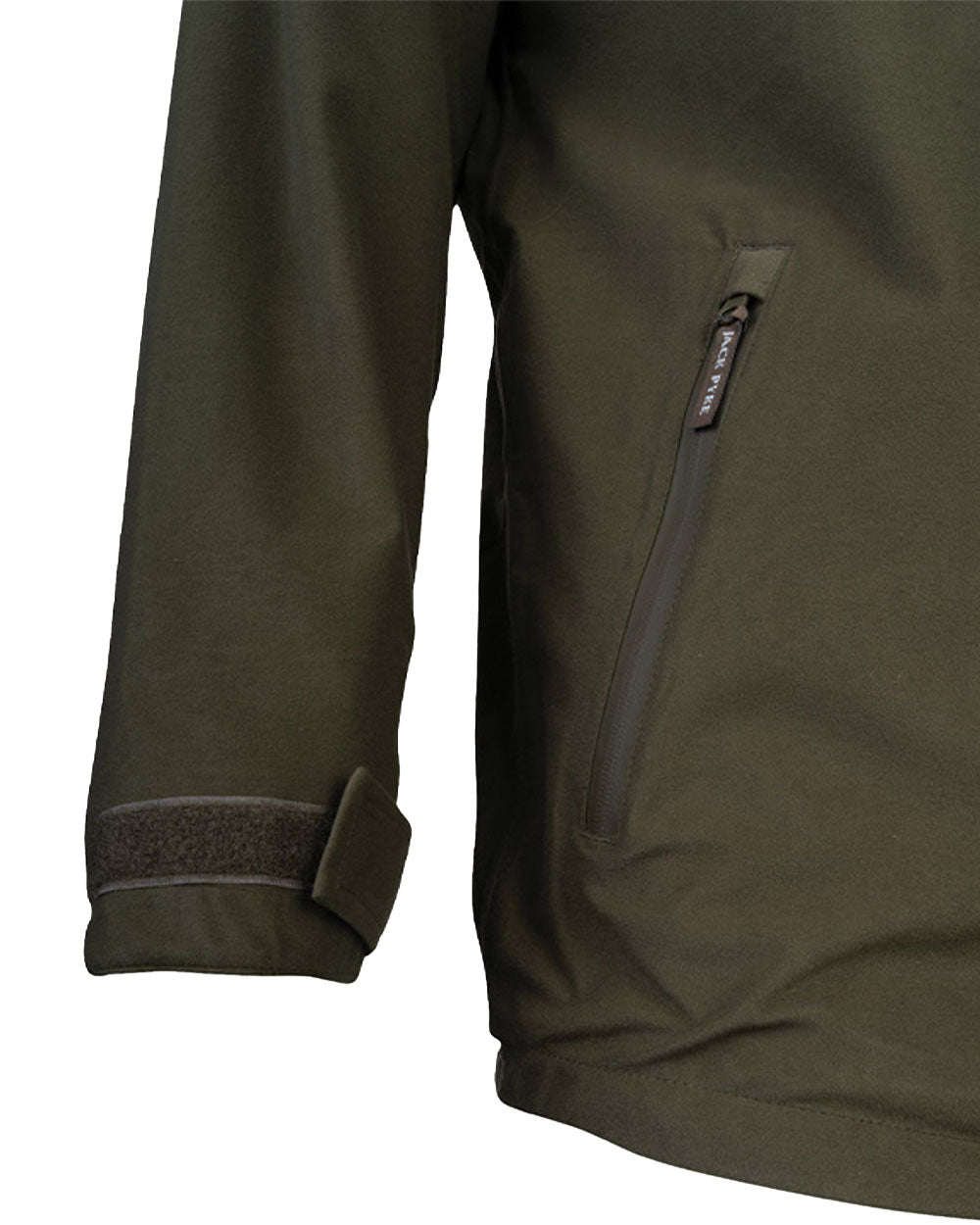 Moss coloured Jack Pyke Galbraith Smock on White background