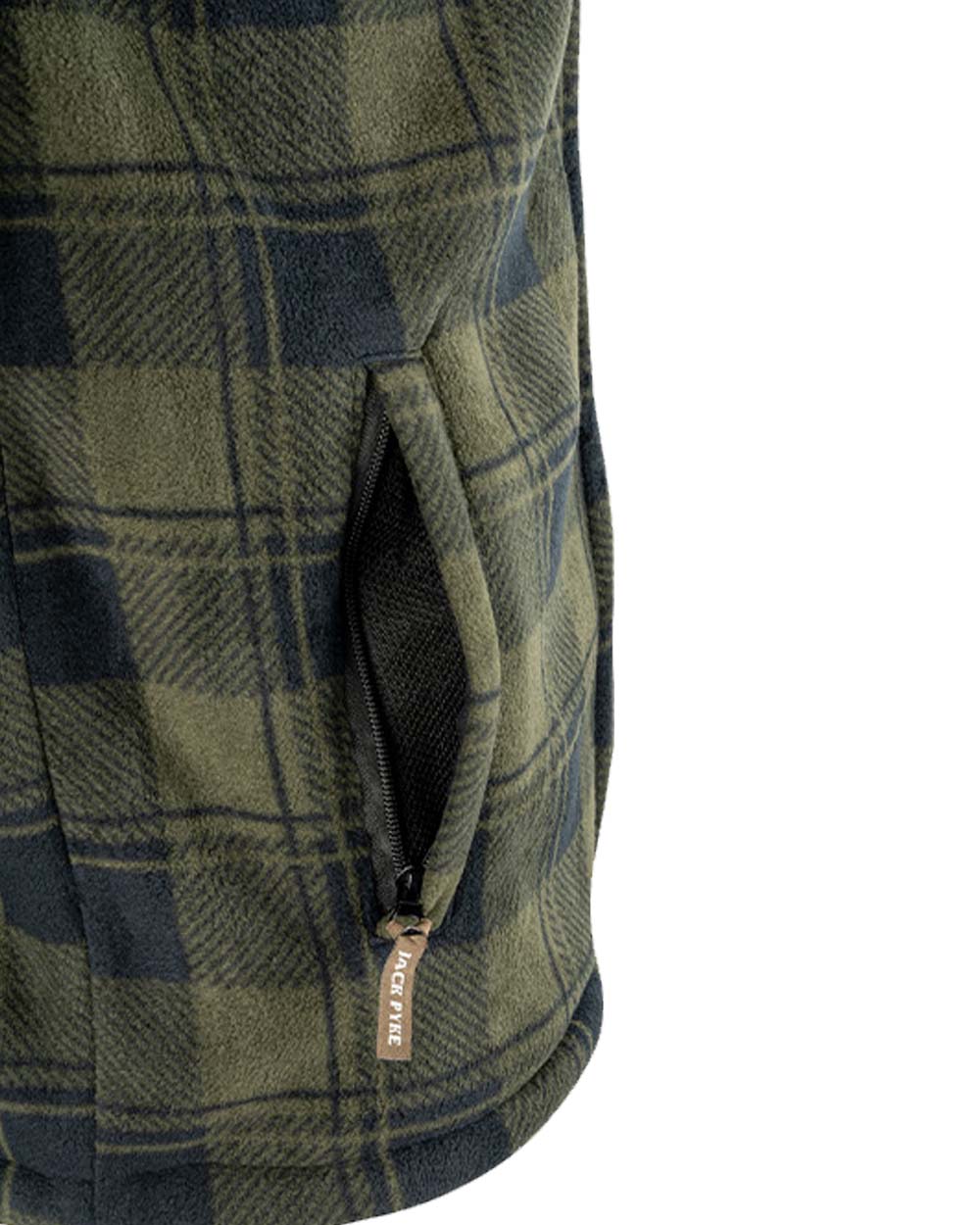 Green coloured Jack Pyke Tundra Shirt on White Background