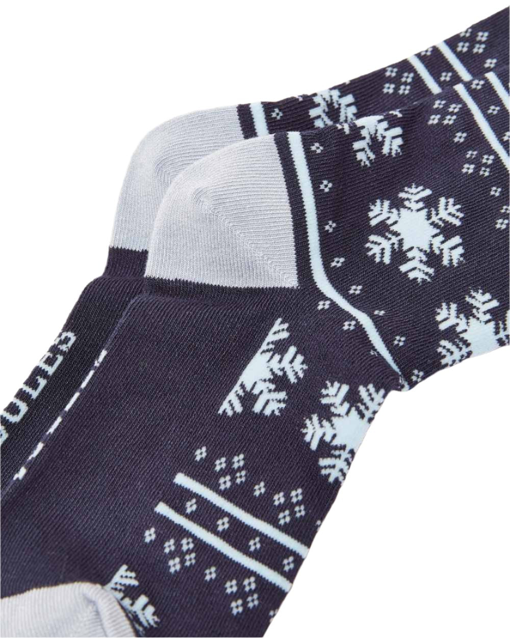 Ski Cream Coloured Joules Everyday 2 Pack Socks On A White Background