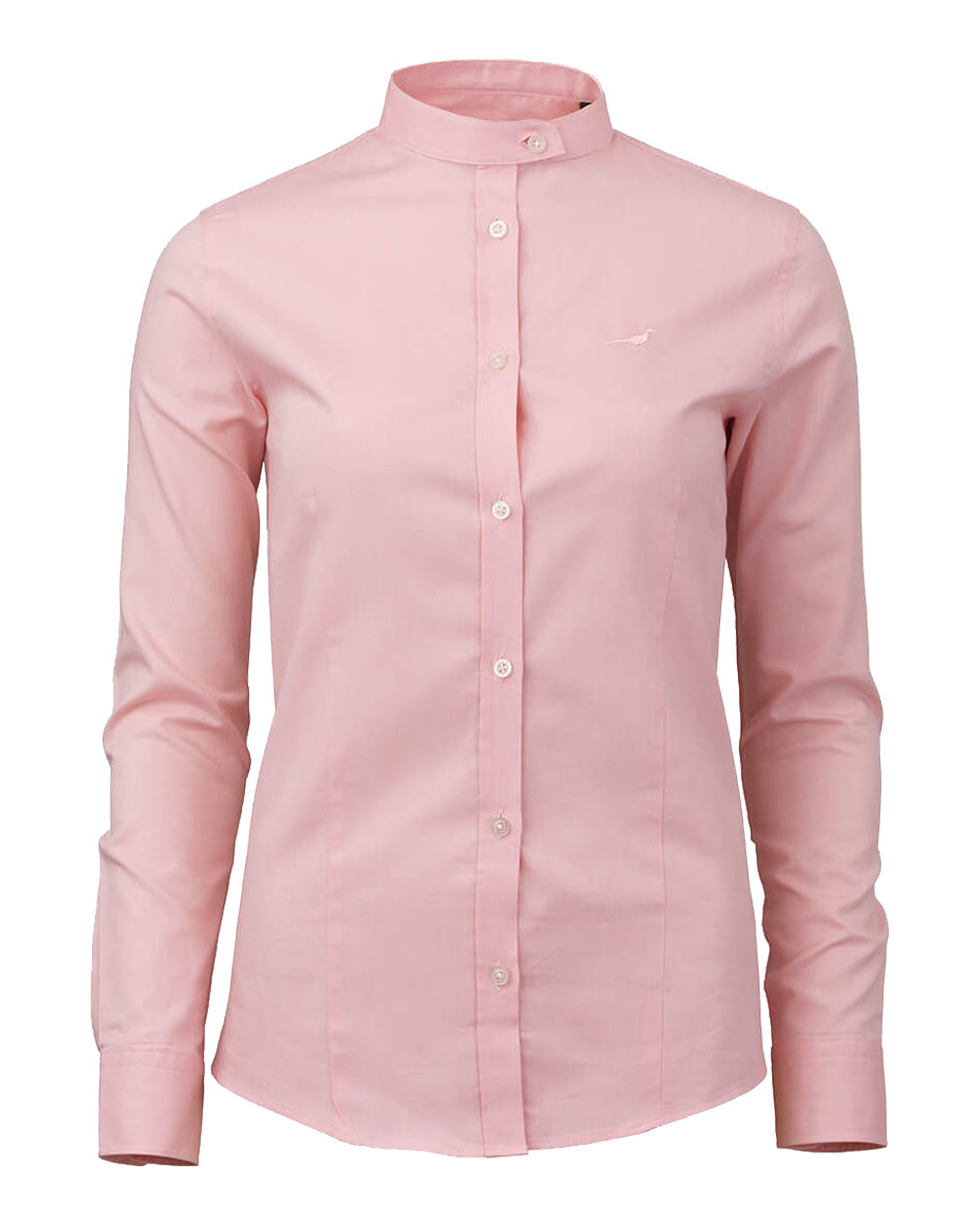 Rosa coloured Laksen Tonbridge Oxford Shirt on White background