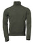 Forest Green coloured Laksen Trool Lamswool Rollneck Sweater on White background #colour_forest-green