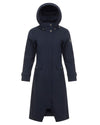 Navy coloured LeMieux Amelie Waterproof Lightweight Riding Coat on white background #colour_navy