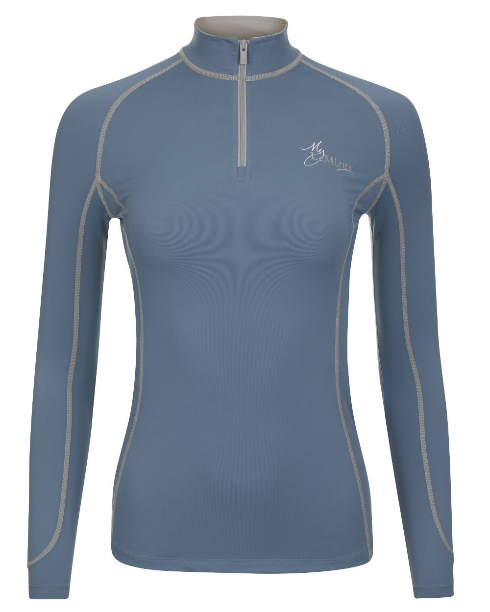 Ice Blue coloured LeMieux Base Layer on white background