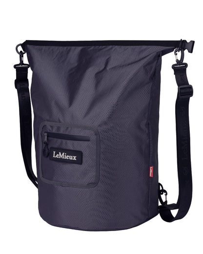 Navy coloured LeMieux Carry All Backpack on white background 