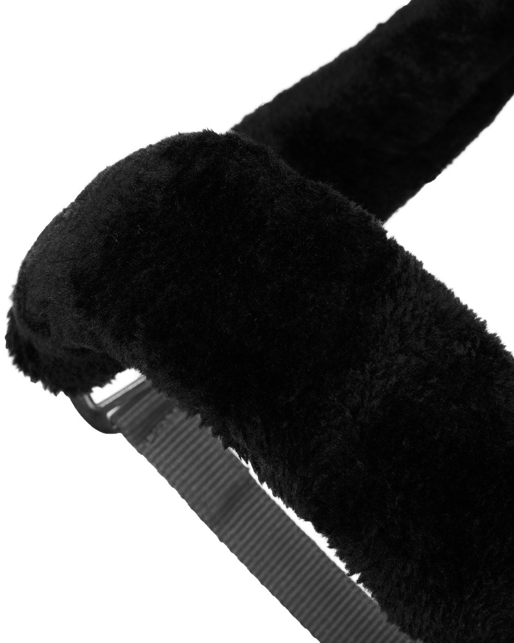 Grey coloured LeMieux Comfort Headcollar on white background