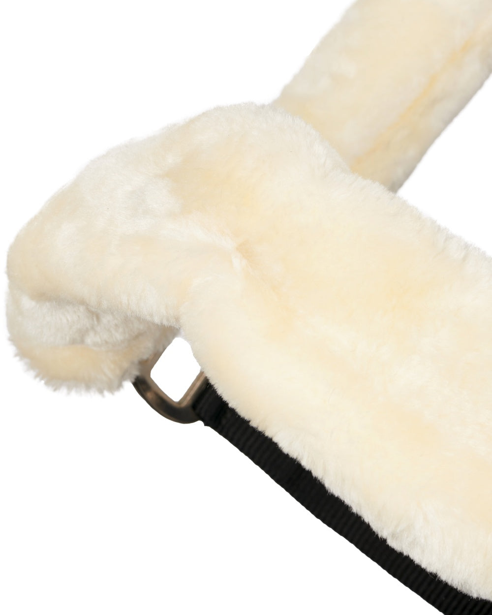 Natural coloured LeMieux Comfort Headcollar on white background