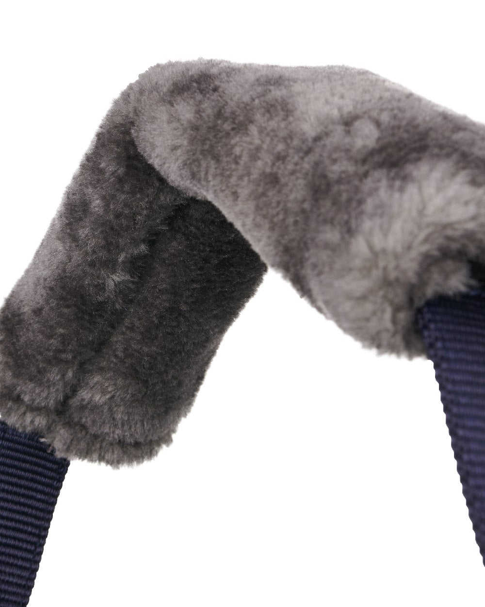 Navy coloured LeMieux Comfort Headcollar on white background