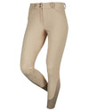 Beige coloured LeMieux Drytex Waterproof Breeches on white background #colour_beige