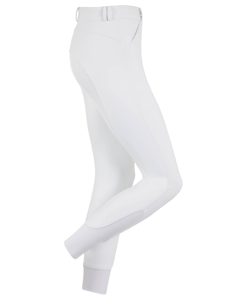 White coloured LeMieux Drytex Waterproof Breeches on white background 