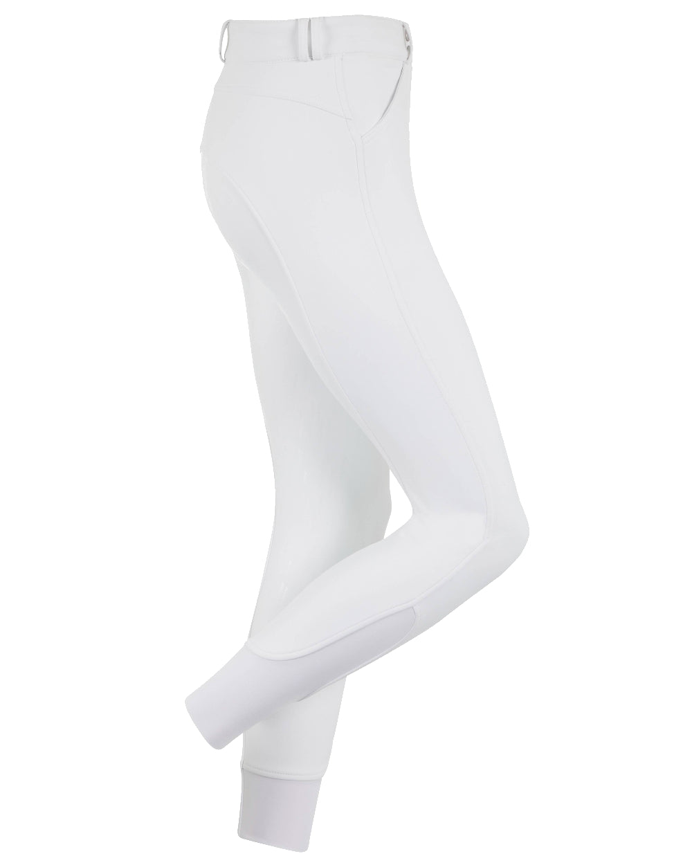 White coloured LeMieux Drytex Waterproof Breeches on white background