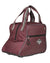 Burgundy coloured LeMieux Elite Pro Short Boot Bag on white background #colour_burgundy