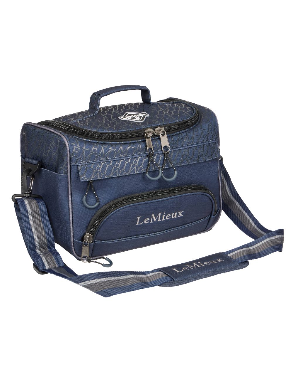 Navy coloured LeMieux Elite ProKit Lite Grooming Bag on white background