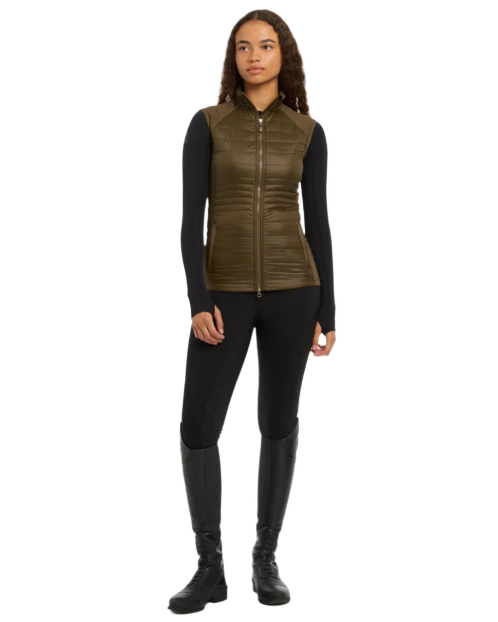 Alpine Coloured LeMieux Juliette Gilet On A White Background