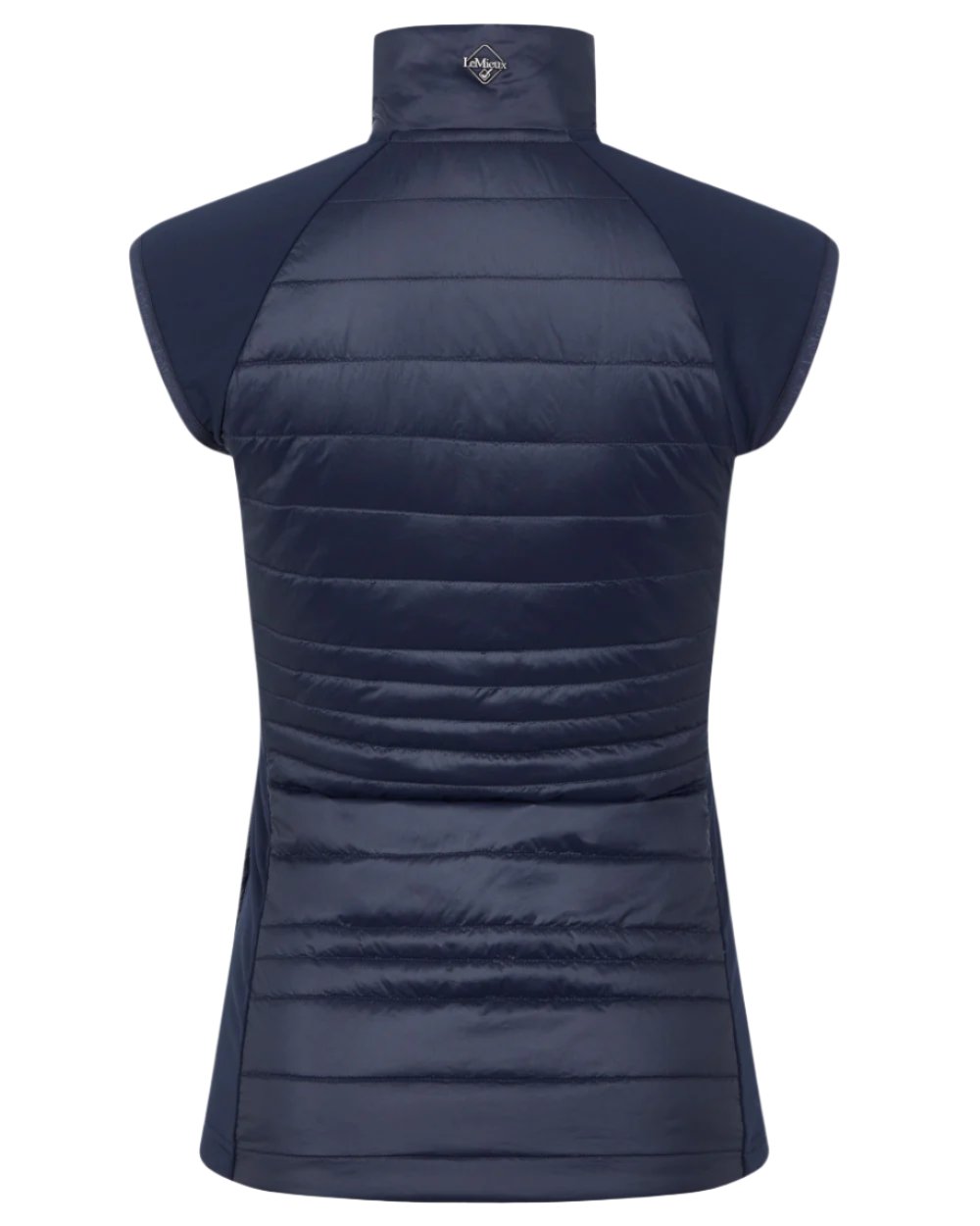 Navy Coloured LeMieux Juliette Gilet On A White Background