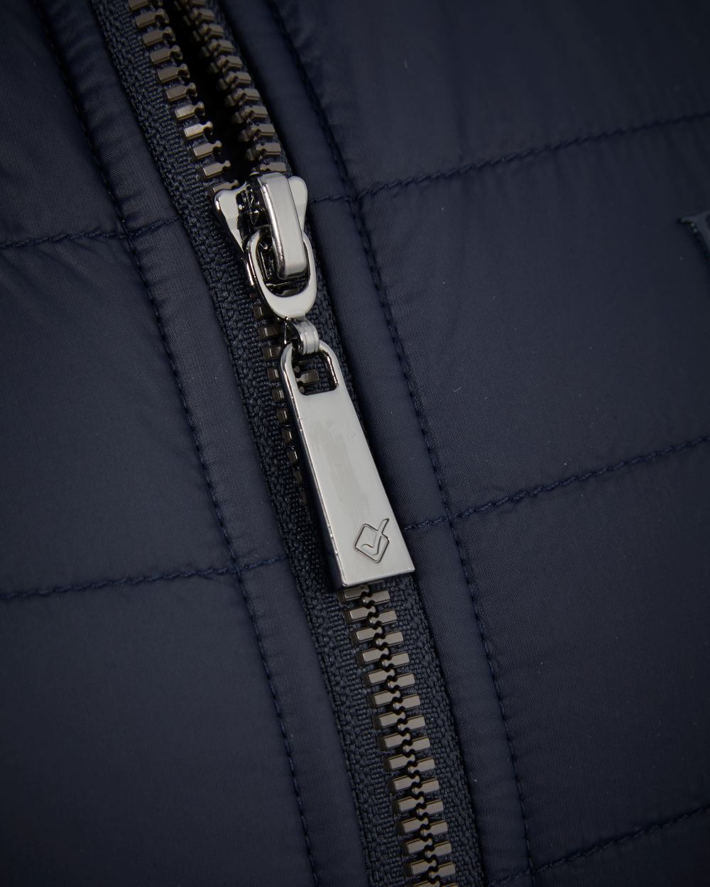 Navy Coloured LeMieux Juliette Gilet On A White Background