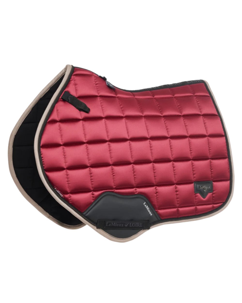 Ember Coloured LeMieux Loire Classic Close Contact Square On A White Background