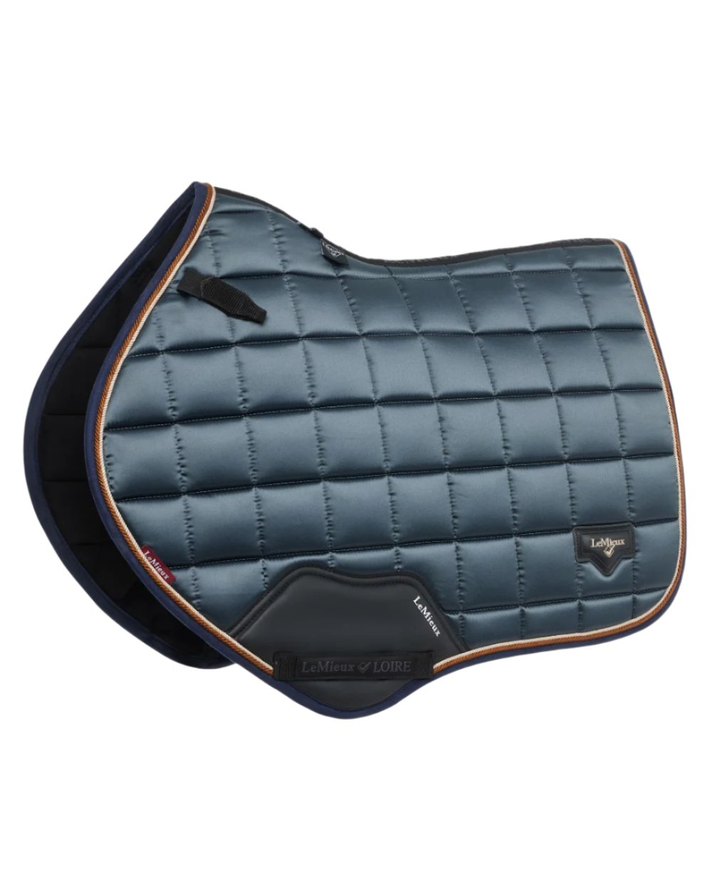 Petrol Coloured LeMieux Loire Classic Close Contact Square On A White Background