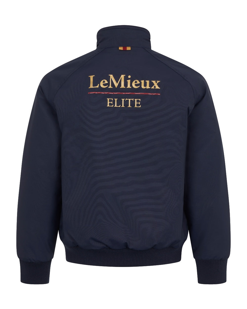 Navy coloured LeMieux Mini Elite Team Jacket on white background 