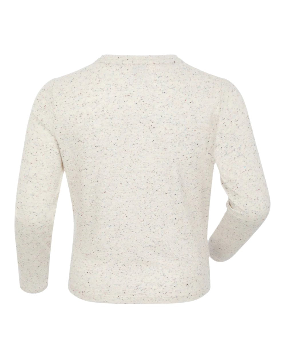 Ecru Nep Coloured LeMieux Mini Jessie Long Sleeve Top On A White Background