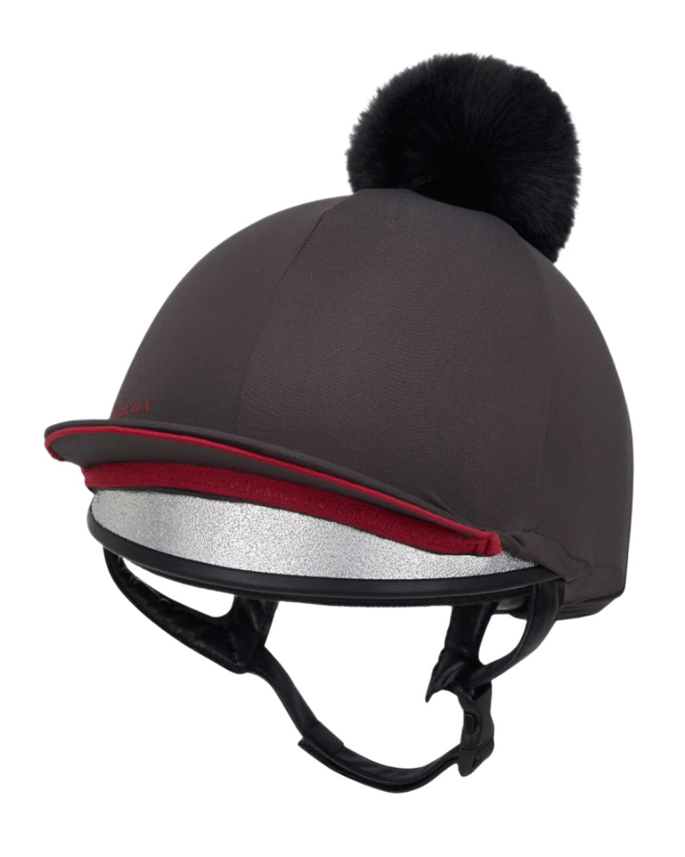 Cinder Coloured LeMieux Pippa Hat Silk On A White Background