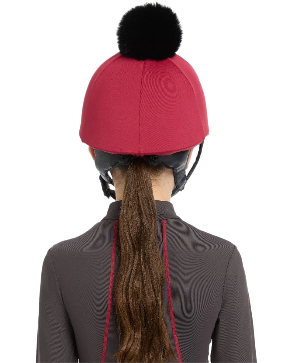 Ember Coloured LeMieux Pippa Hat Silk On A White Background