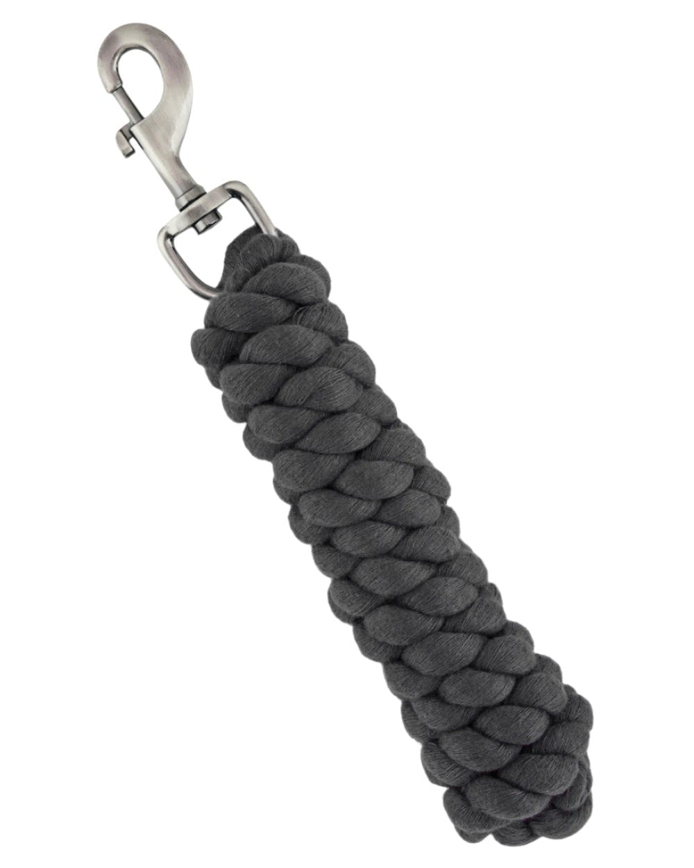 Cinder Coloured LeMieux Polycotton Leadrope On A White Background
