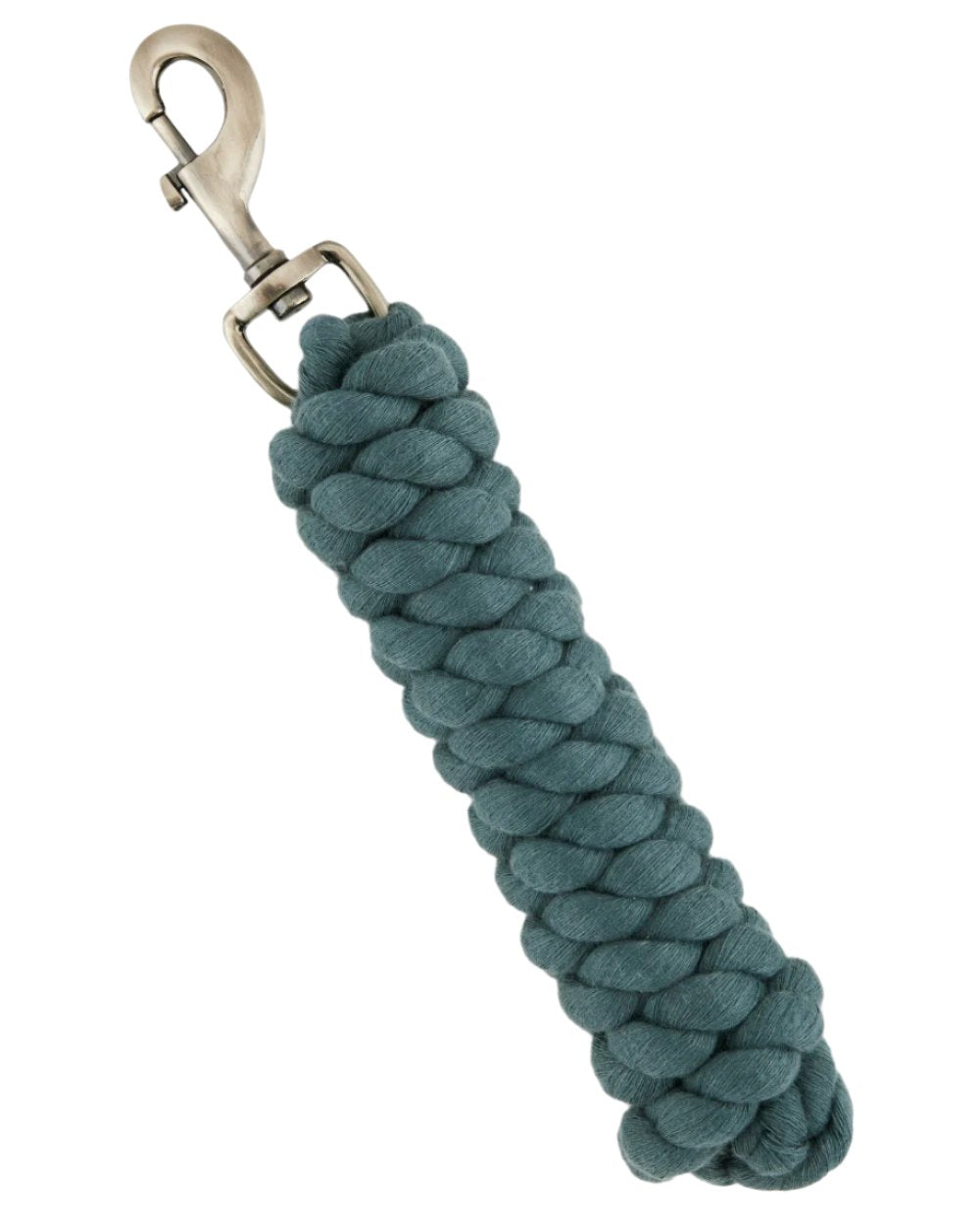 Petrol Coloured LeMieux Polycotton Leadrope On A White Background