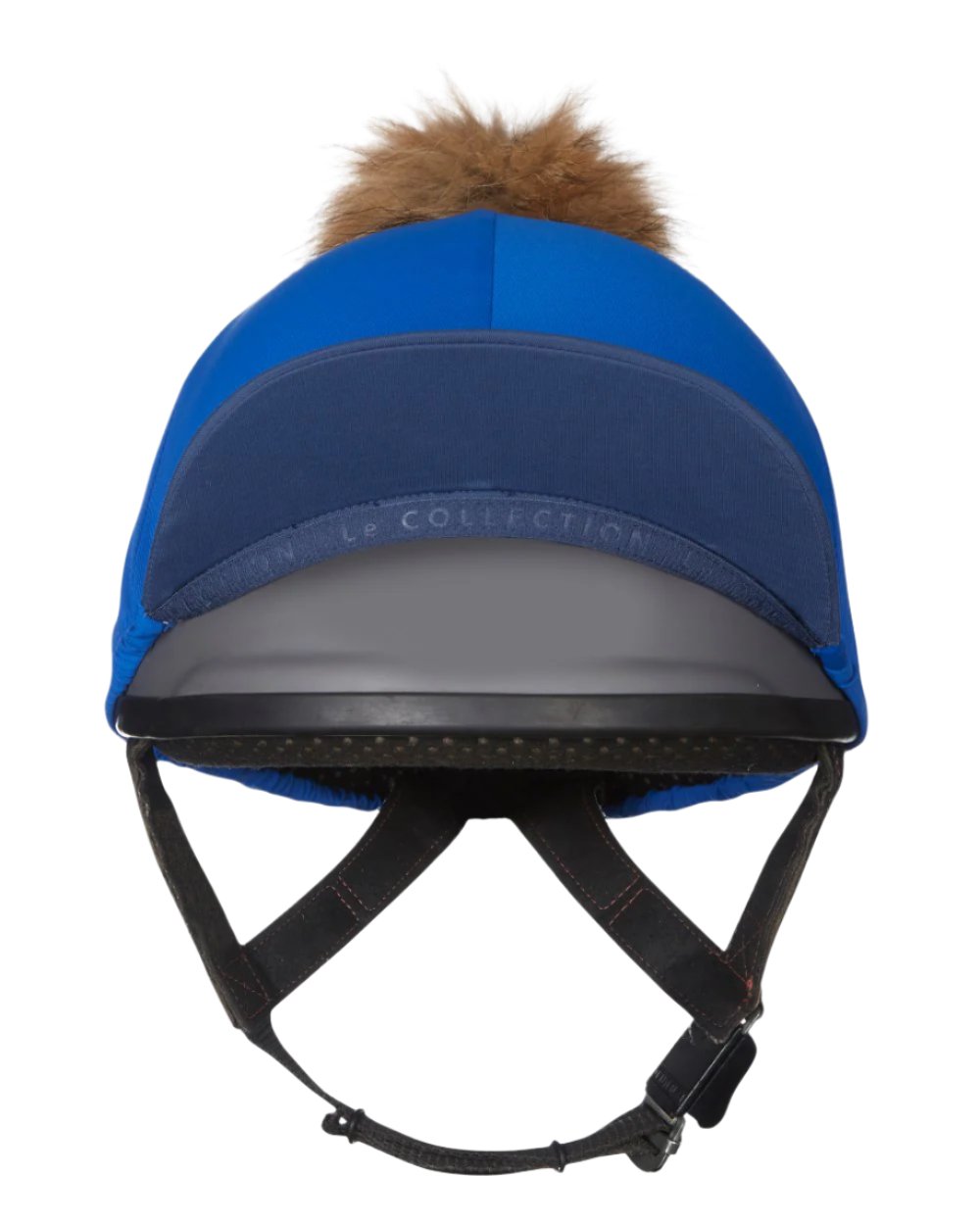 Benetton Blue Coloured LeMieux Pom Hat Silk On A White Background