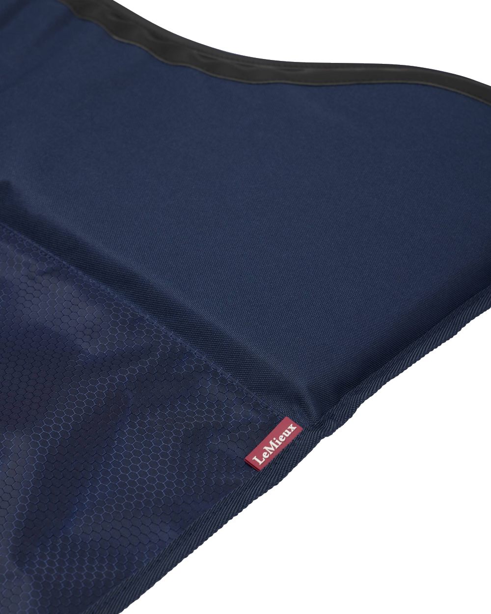 Navy coloured LeMieux Pro Stable Guard on white background