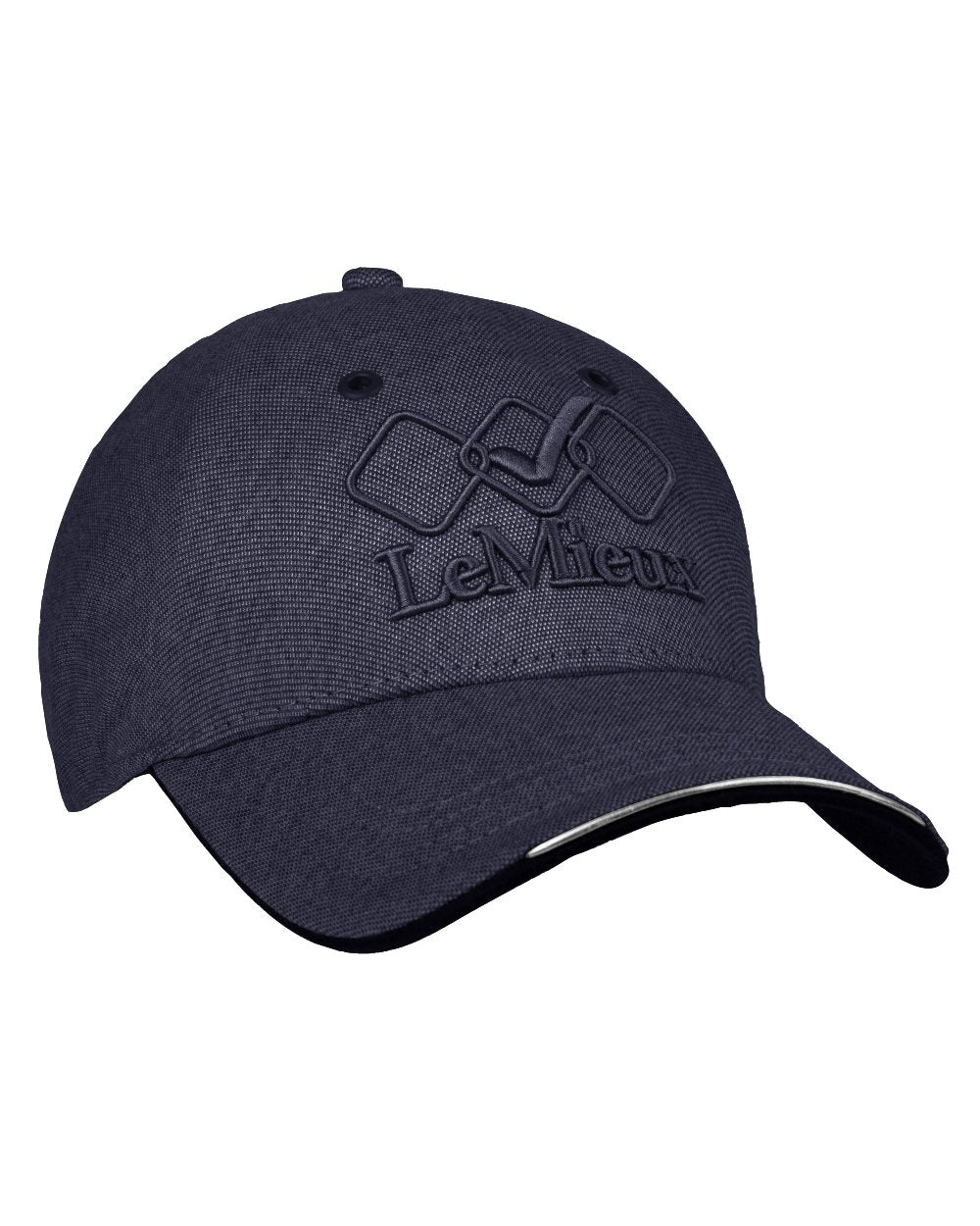 Navy coloured LeMieux Team Baseball Cap on white background 
