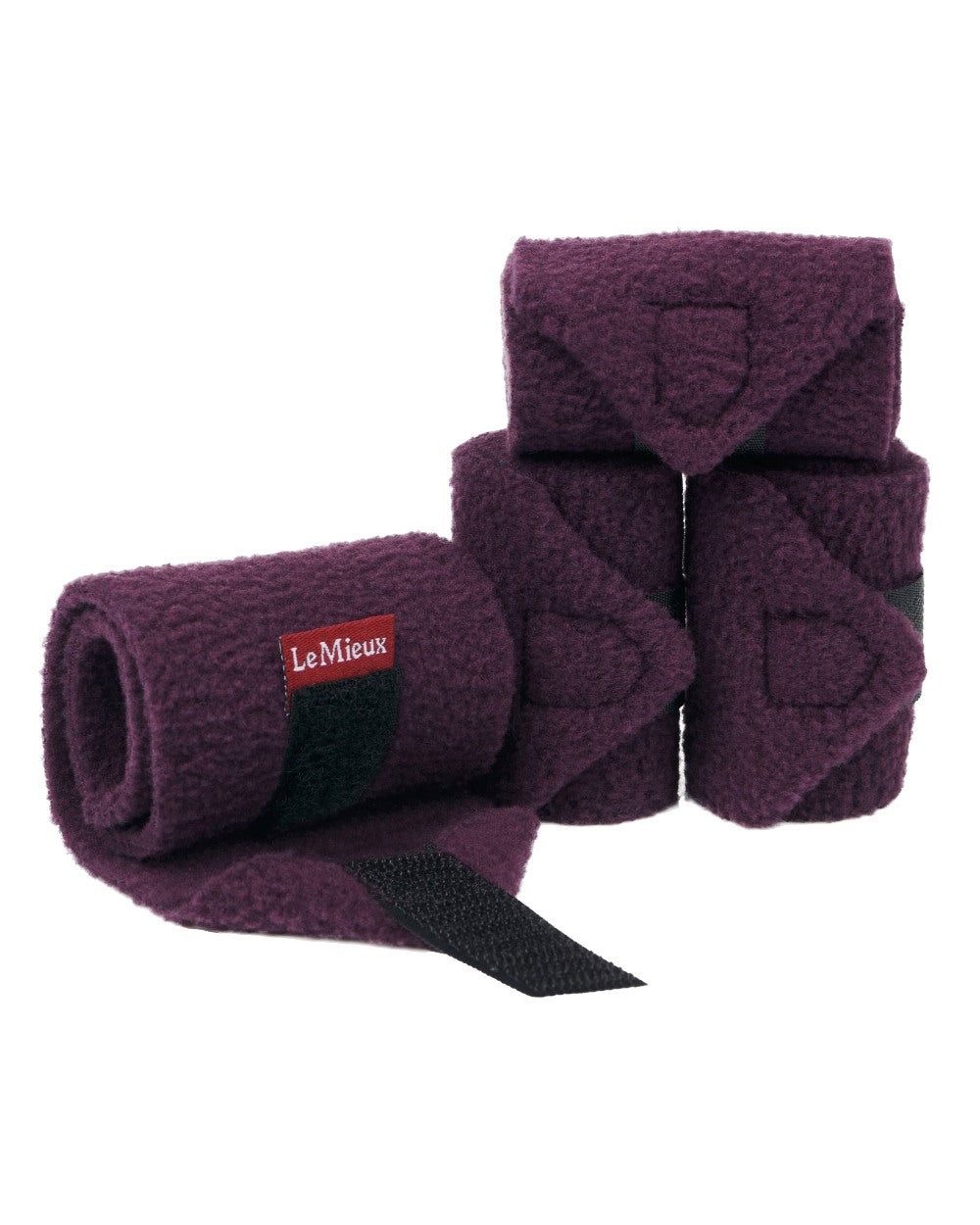 Fig coloured LeMieux Toy Pony Bandages on white background