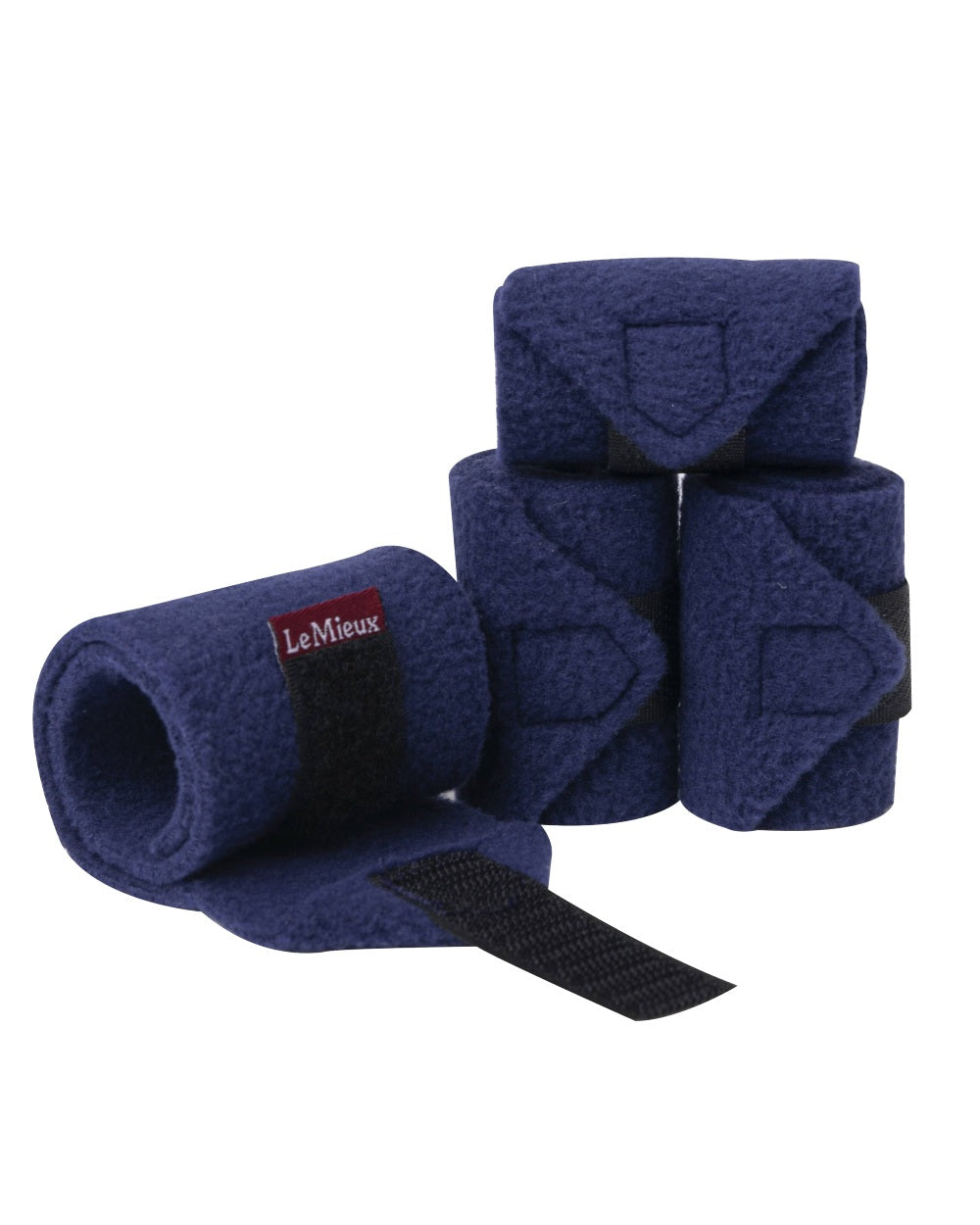 Ink Blue coloured LeMieux Toy Pony Bandages on white background