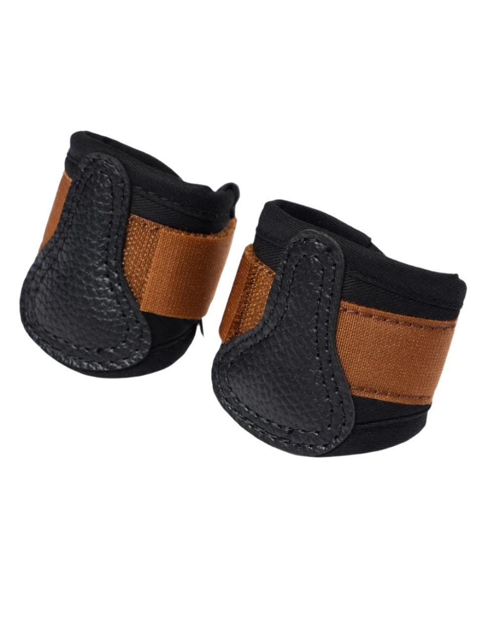 Ginger Coloured LeMieux Toy Pony Grafter Boots On A Outer Yard Background