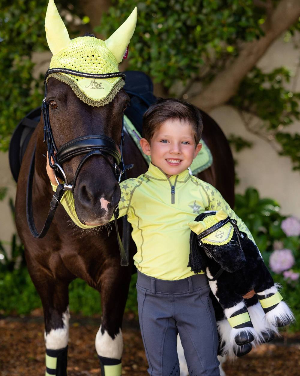 LeMieux Toy Pony Razzle with trees in background
