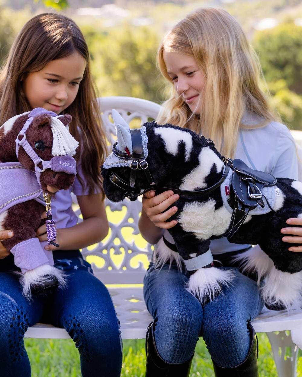 LeMieux Toy Pony Razzle on blurry background