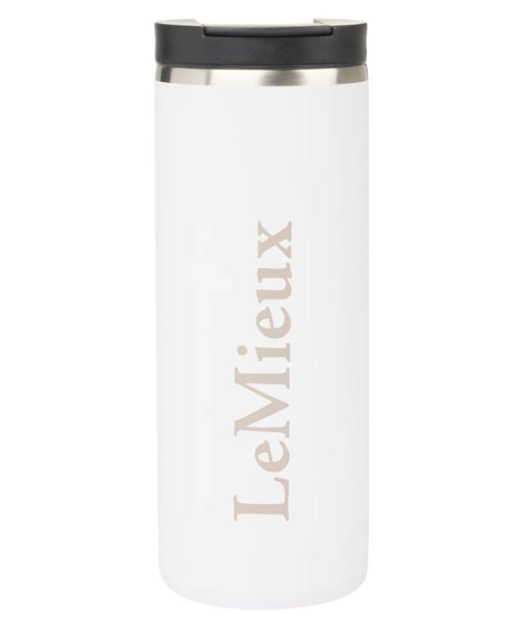 Stone Coloured LeMieux Travel Cup On A White Background