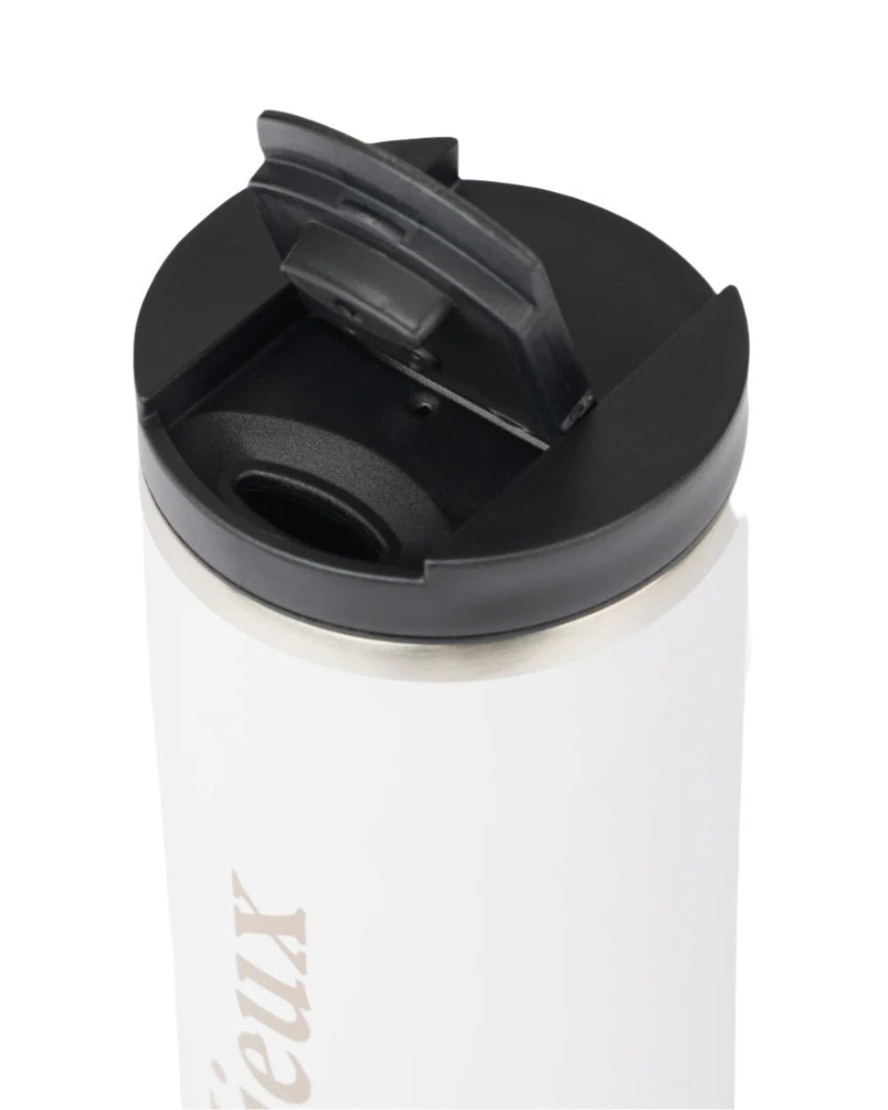 Stone Coloured LeMieux Travel Cup On A White Background
