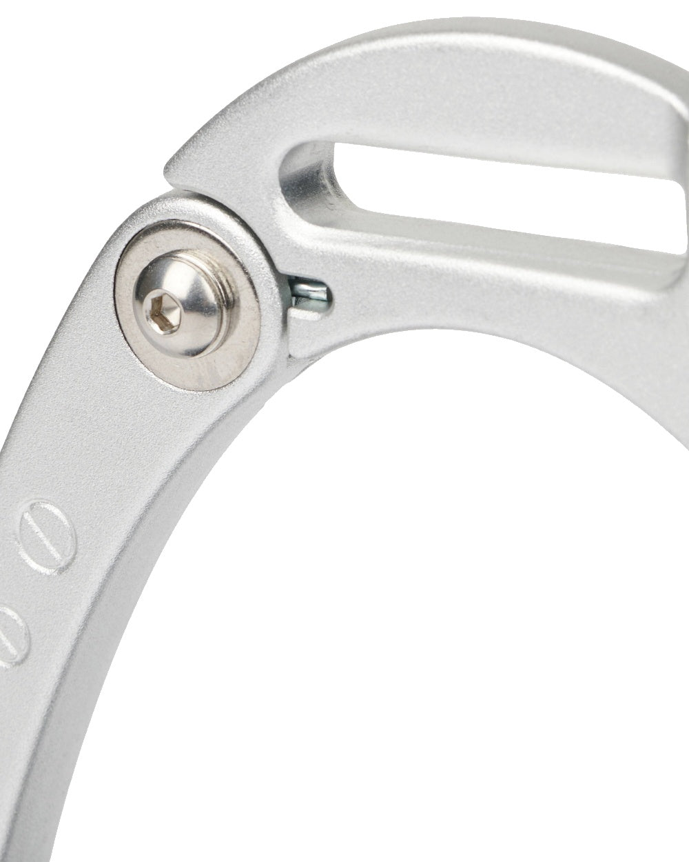Aluminium coloured LeMieux Vector Balance Stirrup on white background
